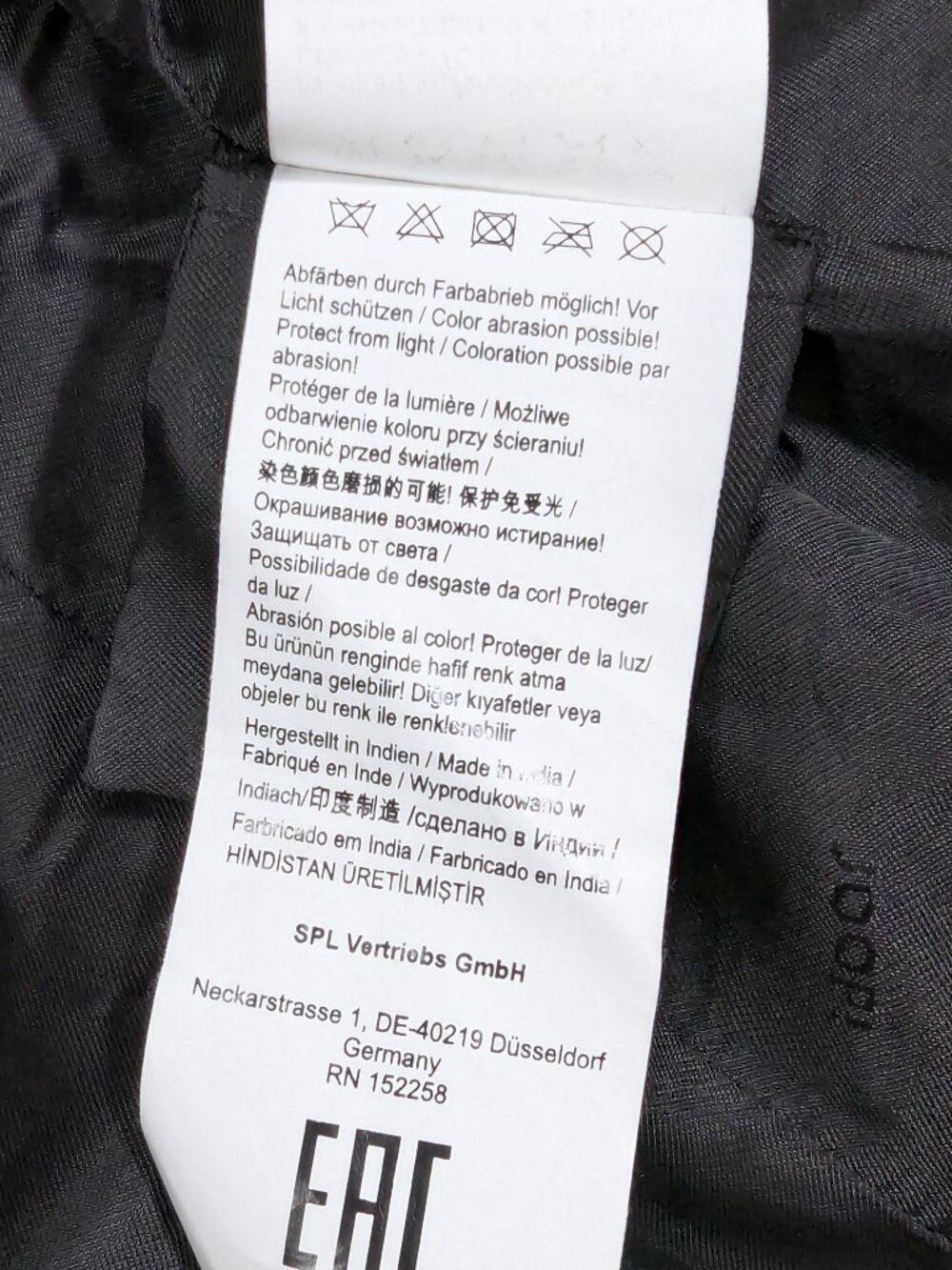 Joop! Women's Black Leather Jacket Biker style - Picture 10 of 15